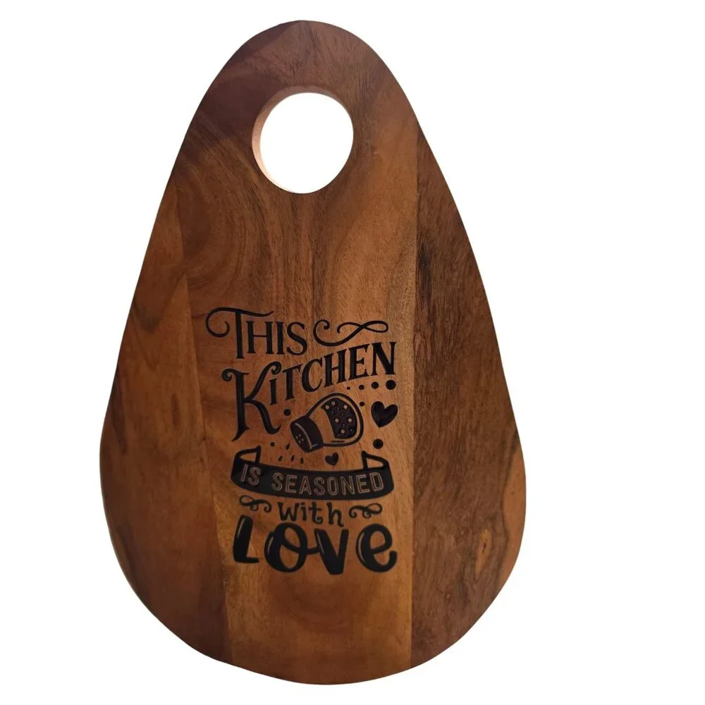 Handmade Acacia Wood Cutting Board With 